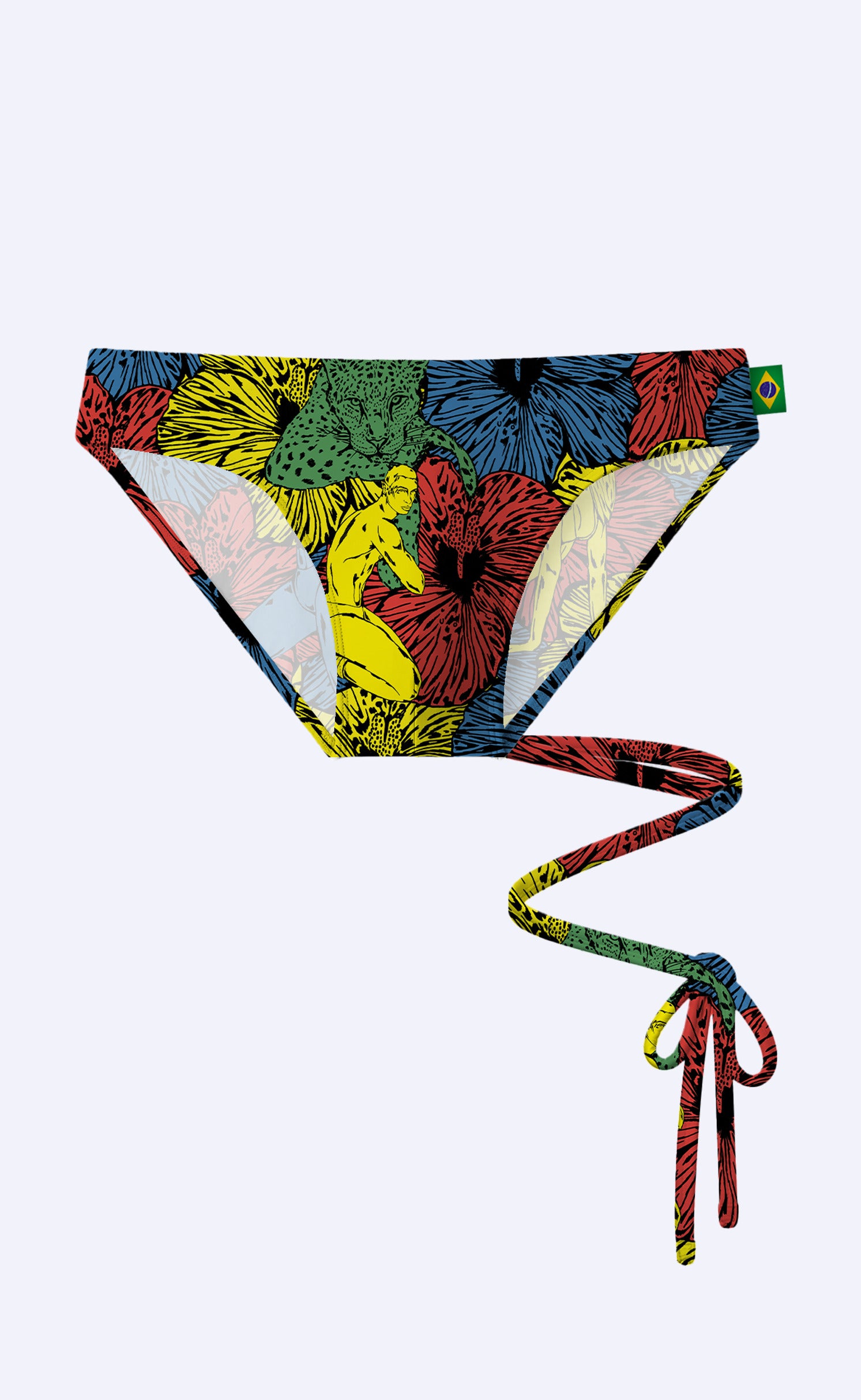 'Paraíso' Brazil Tie Swim Briefs