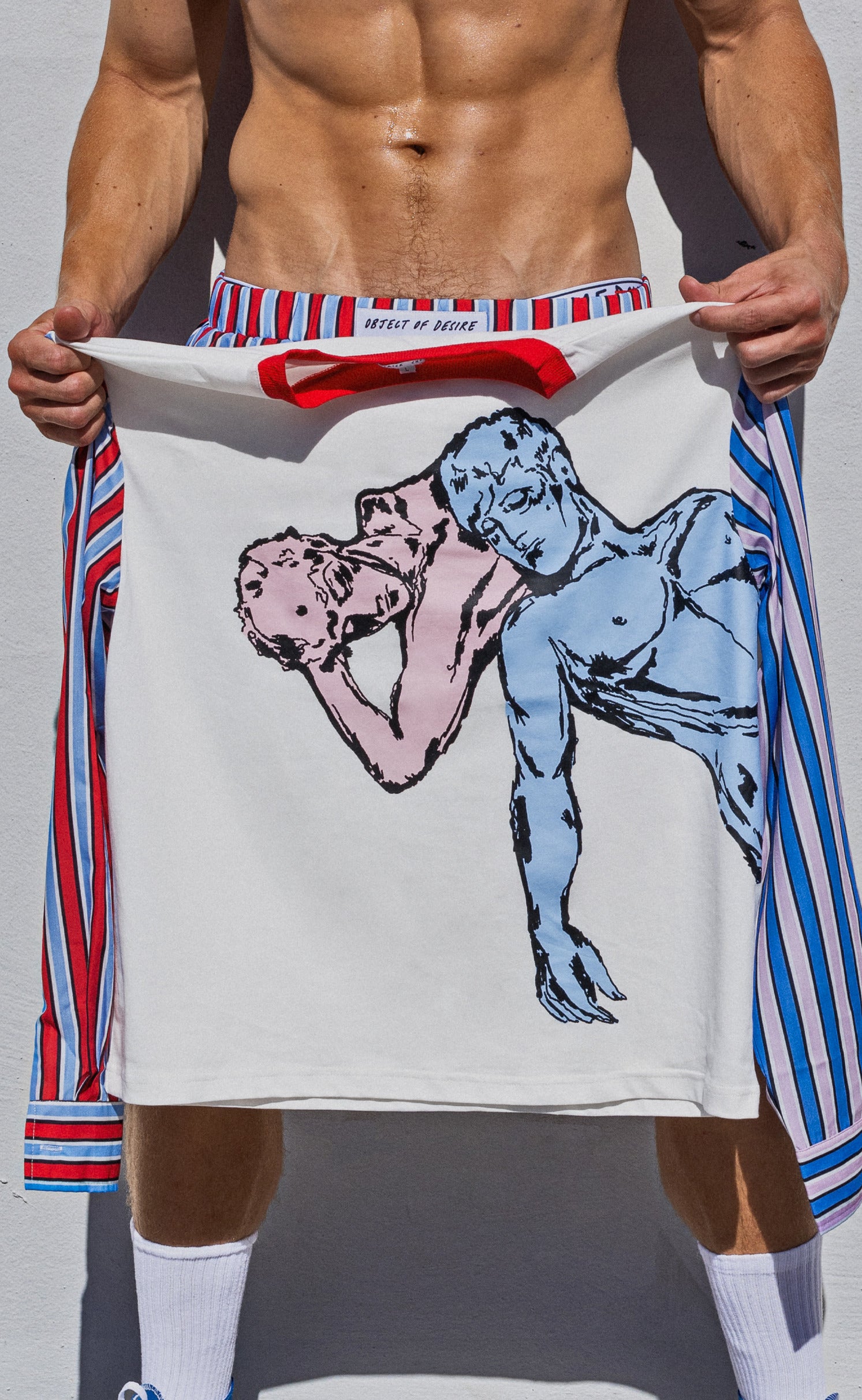 'The Lovers' Oxford Hybrid T-Shirt