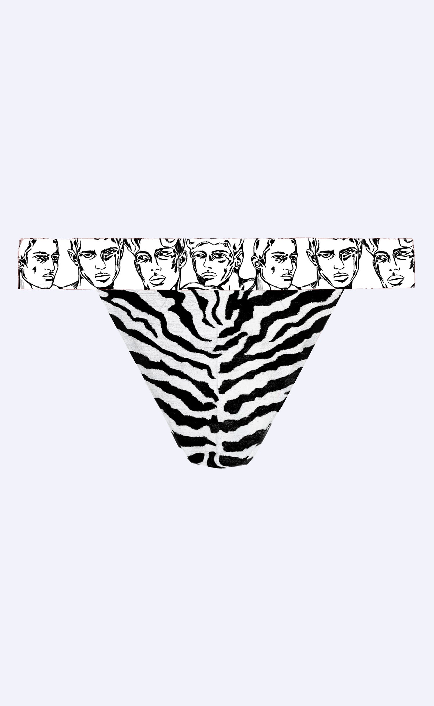 'Heatwave' Zebra Thong - Patrick Church