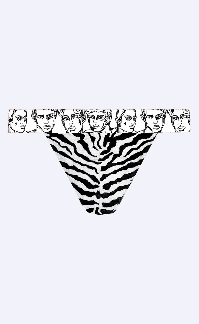 'Heatwave' Zebra Thong - Patrick Church