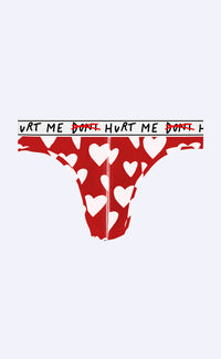 'Don't Hurt Me' Heart Thong - Patrick Church