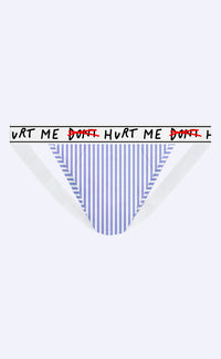 'Don't Hurt Me' Stripe Jock Strap - Patrick Church