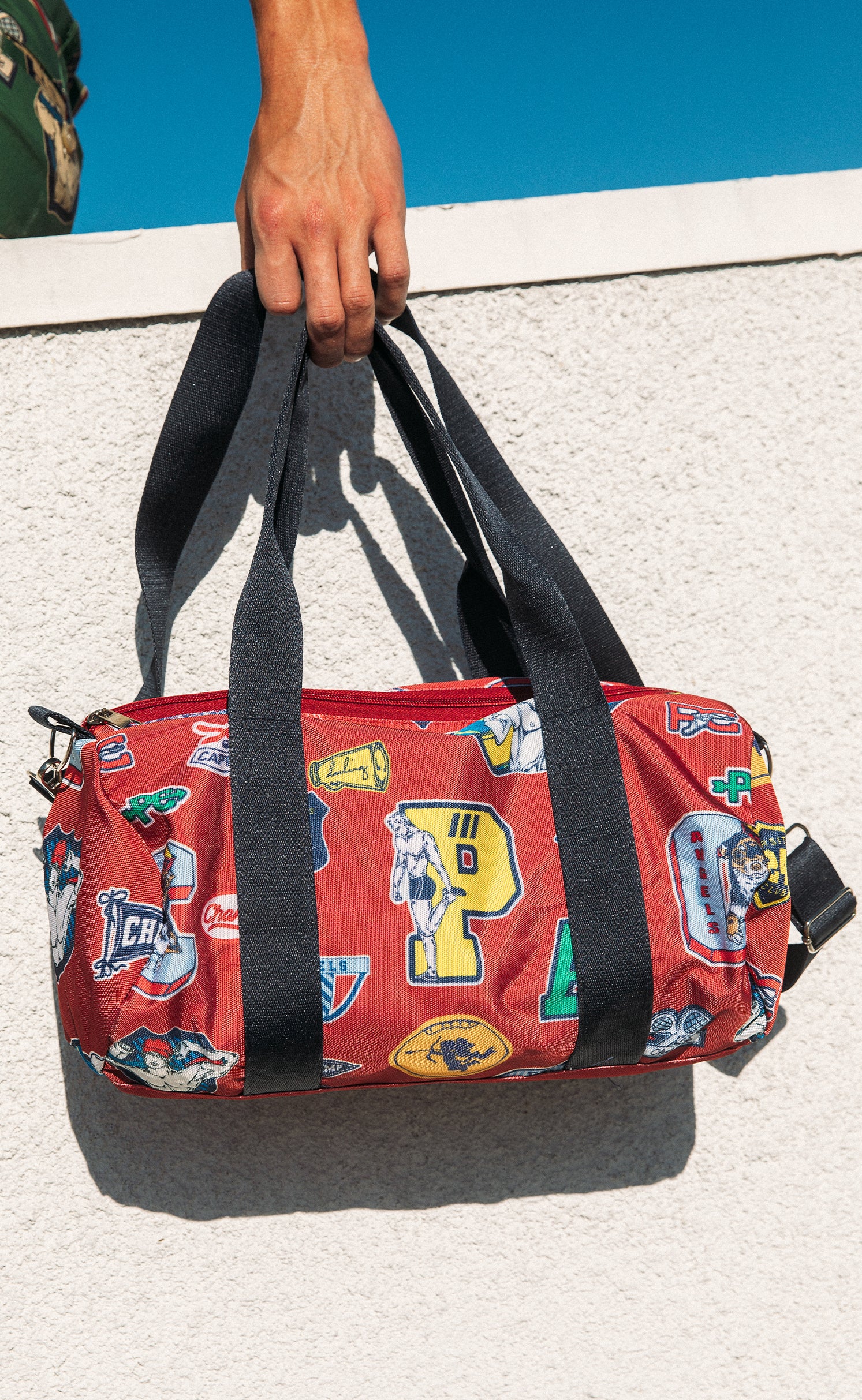 'Crush Club' Letterman Petite Duffle