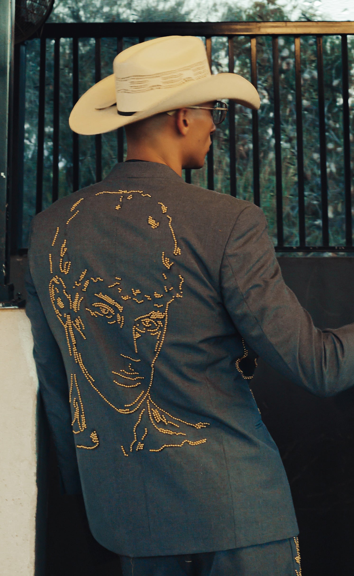 Hand Painted/Studded Custom Suit - Patrick Church