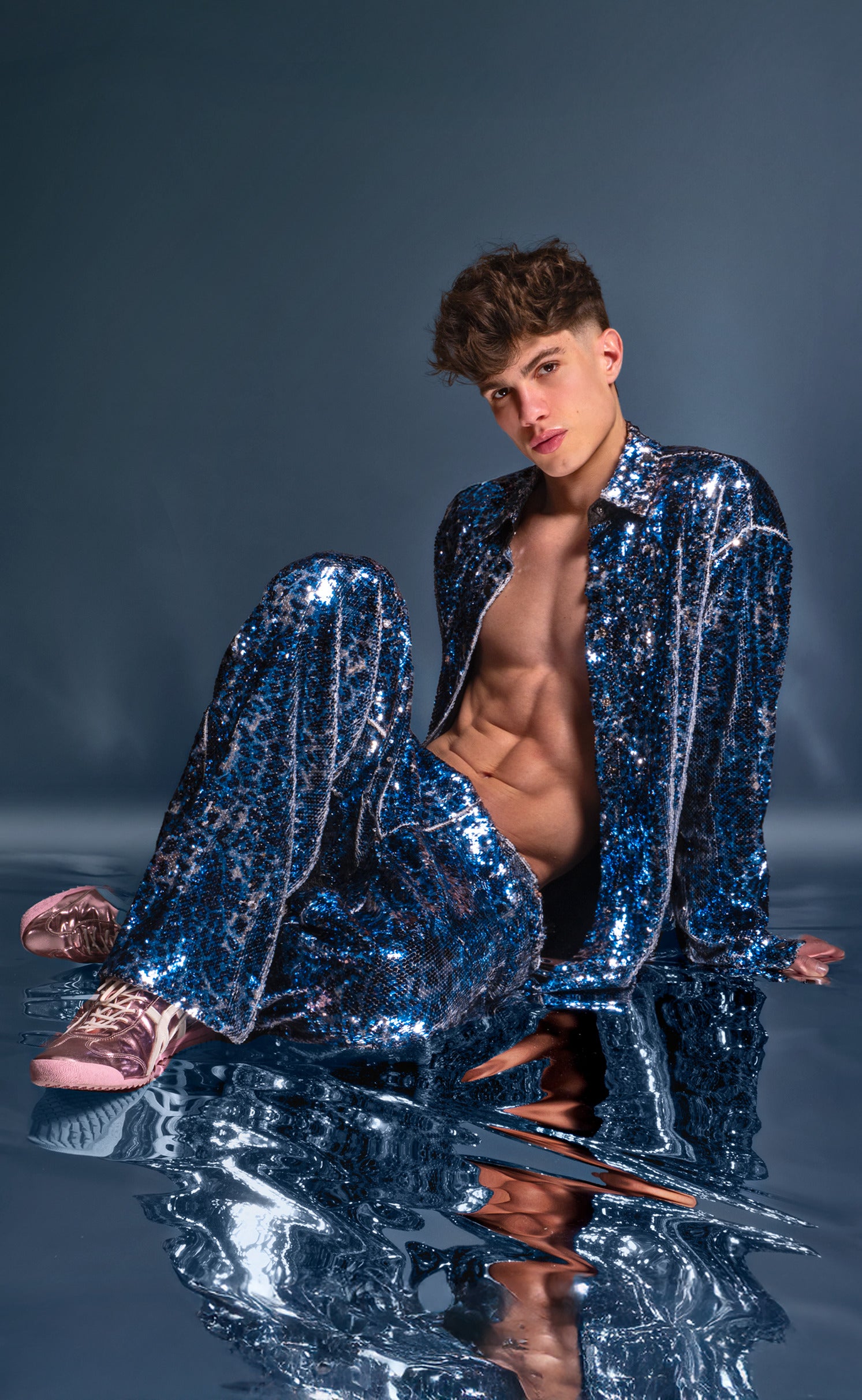 'Wildcat' Sequin Shirt and Pant Set