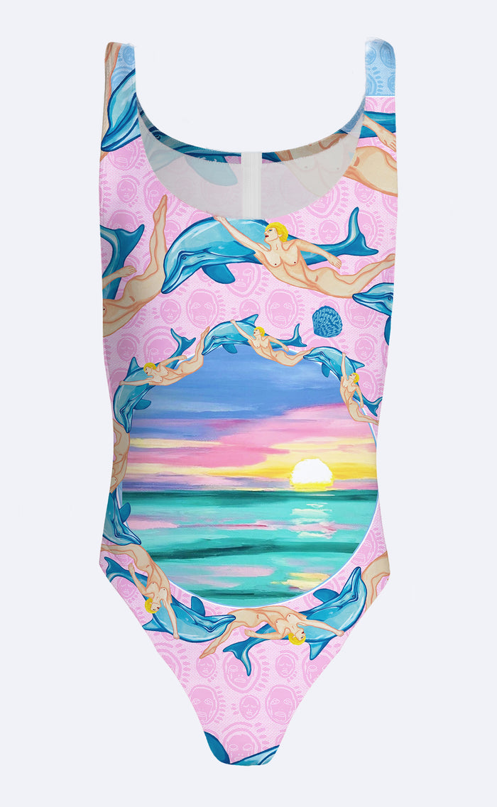 'Golden Hour' Thong One-Piece - Patrick Church