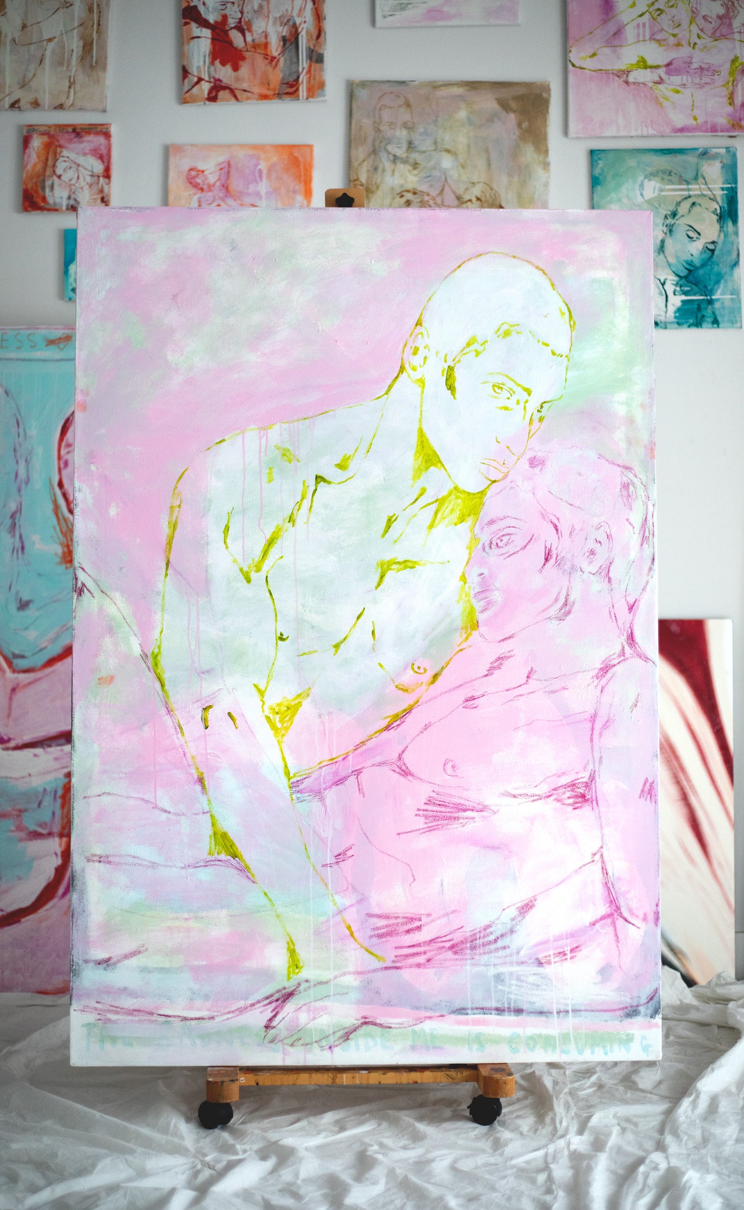 'Patroclus & Achilles' 46 x 66 - Patrick Church