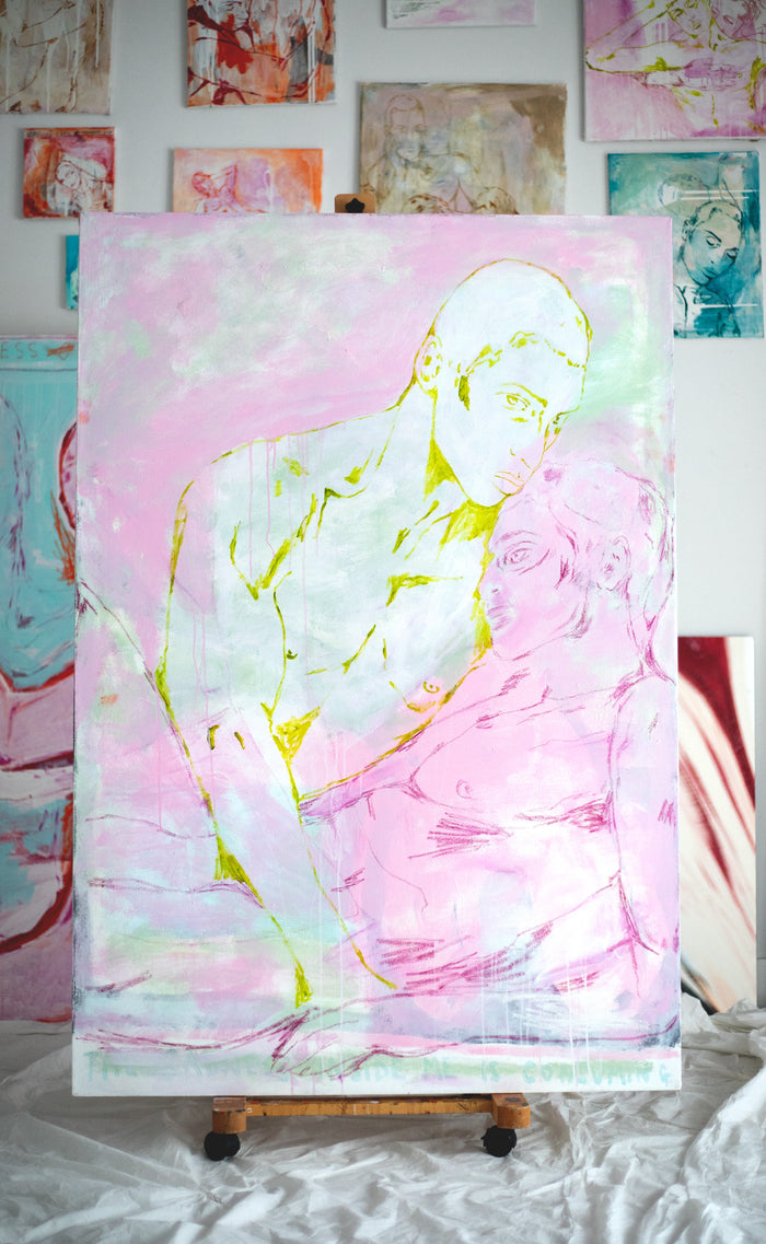 'Patroclus & Achilles' 46 x 66 - Patrick Church