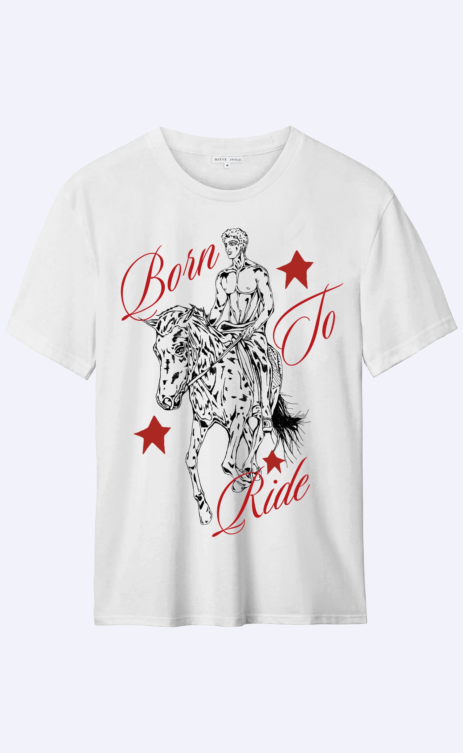 'Born To Ride' Retro Fit T-shirt - Patrick Church