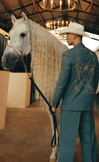 Hand Painted/Studded Custom Suit - Patrick Church