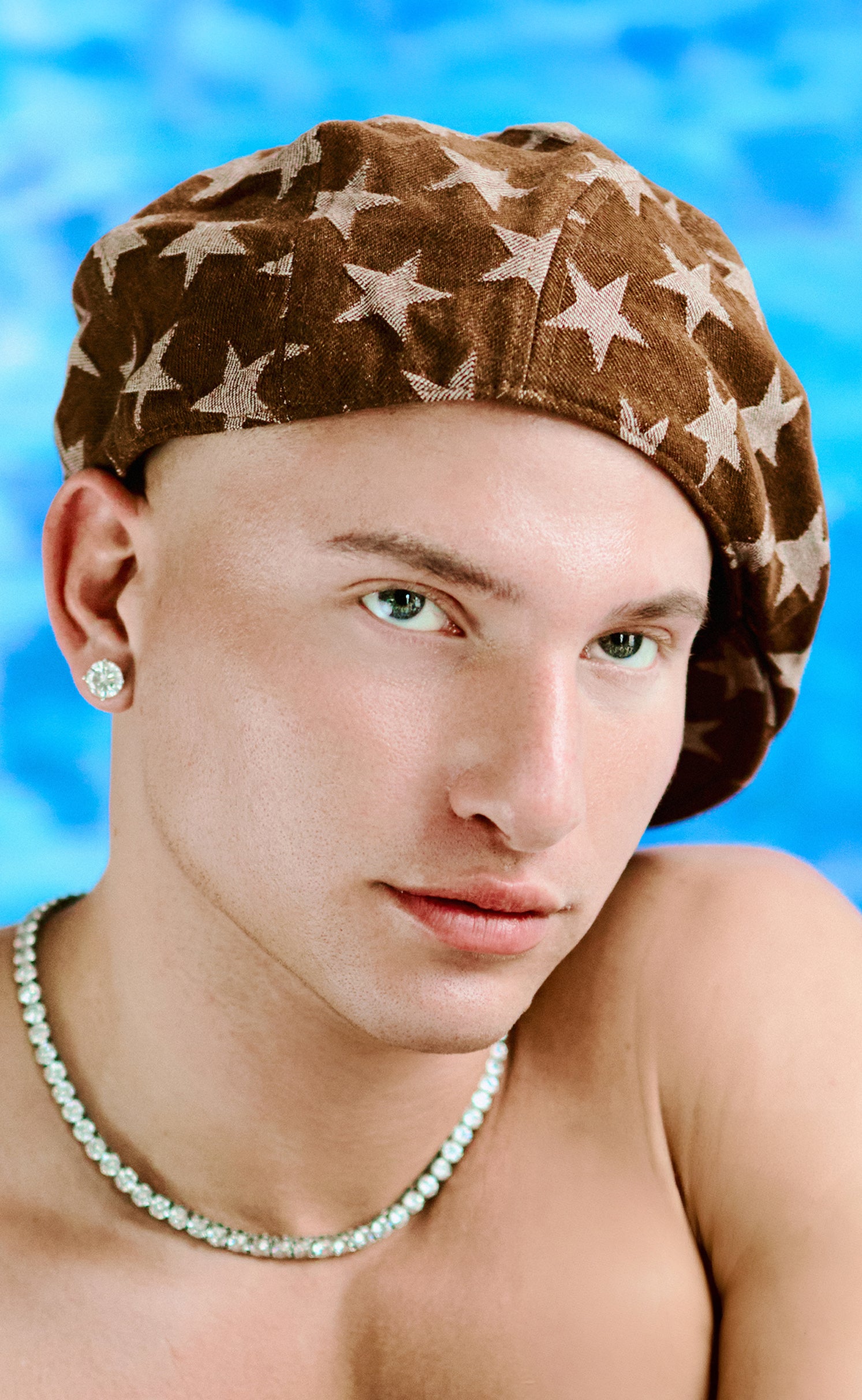 ‘LuckyStar’ Jacquard Classic Flatcap