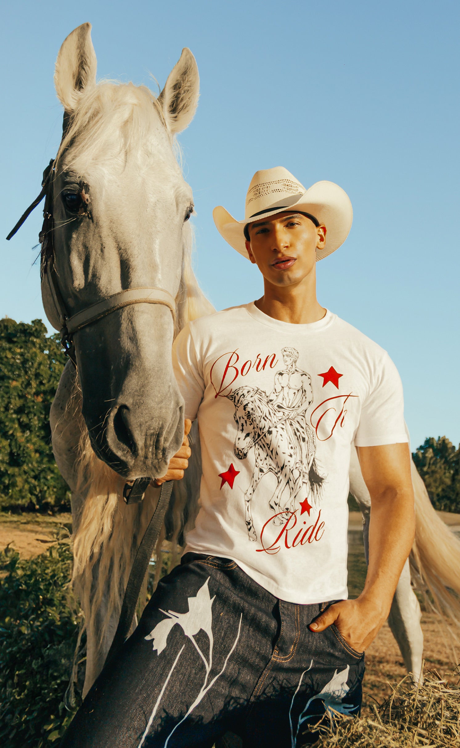 'Born To Ride' Retro Fit T-shirt - Patrick Church