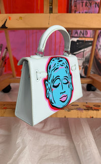 Painted Vegan Leather Tote, 8x4x6 - Patrick Church