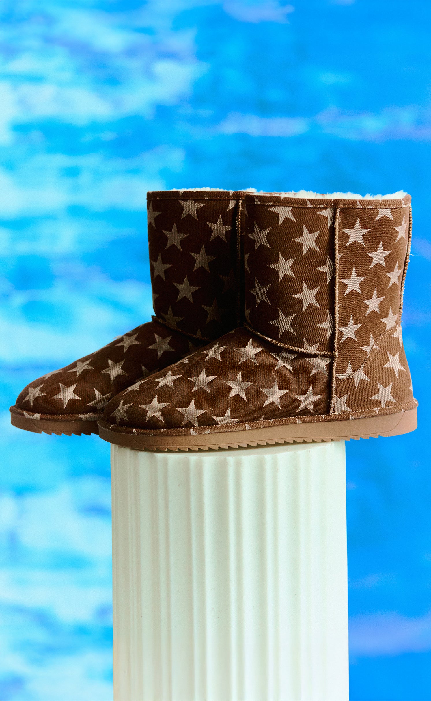 ‘LuckyStar’ Faux Fur Lined Jacquard Classic Boot