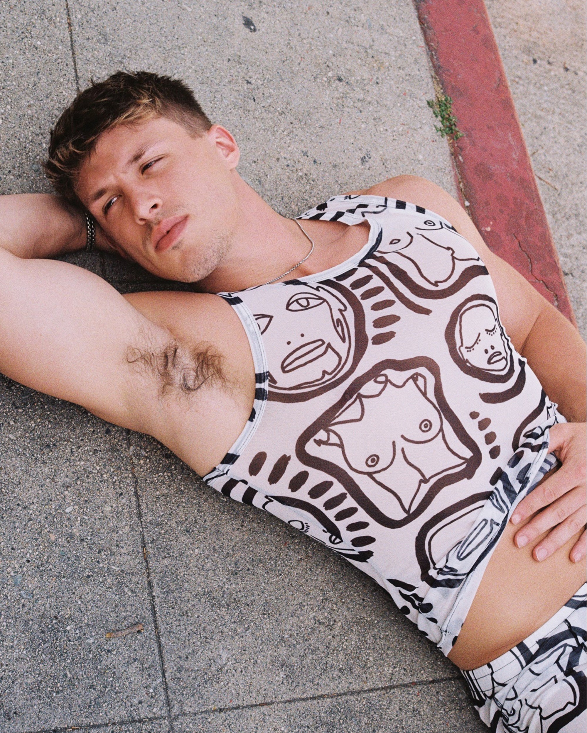 'All Over You' Mesh Tank - Patrick Church