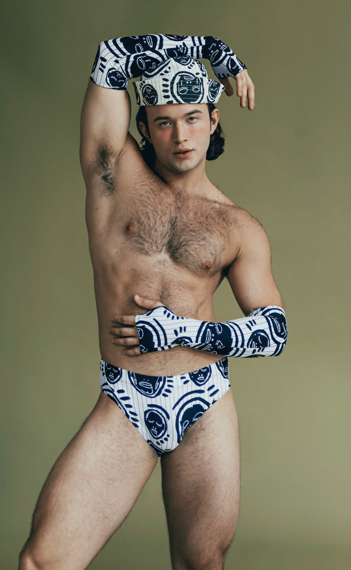 Strip 'All OVer You' Swim Brief - Patrick Church