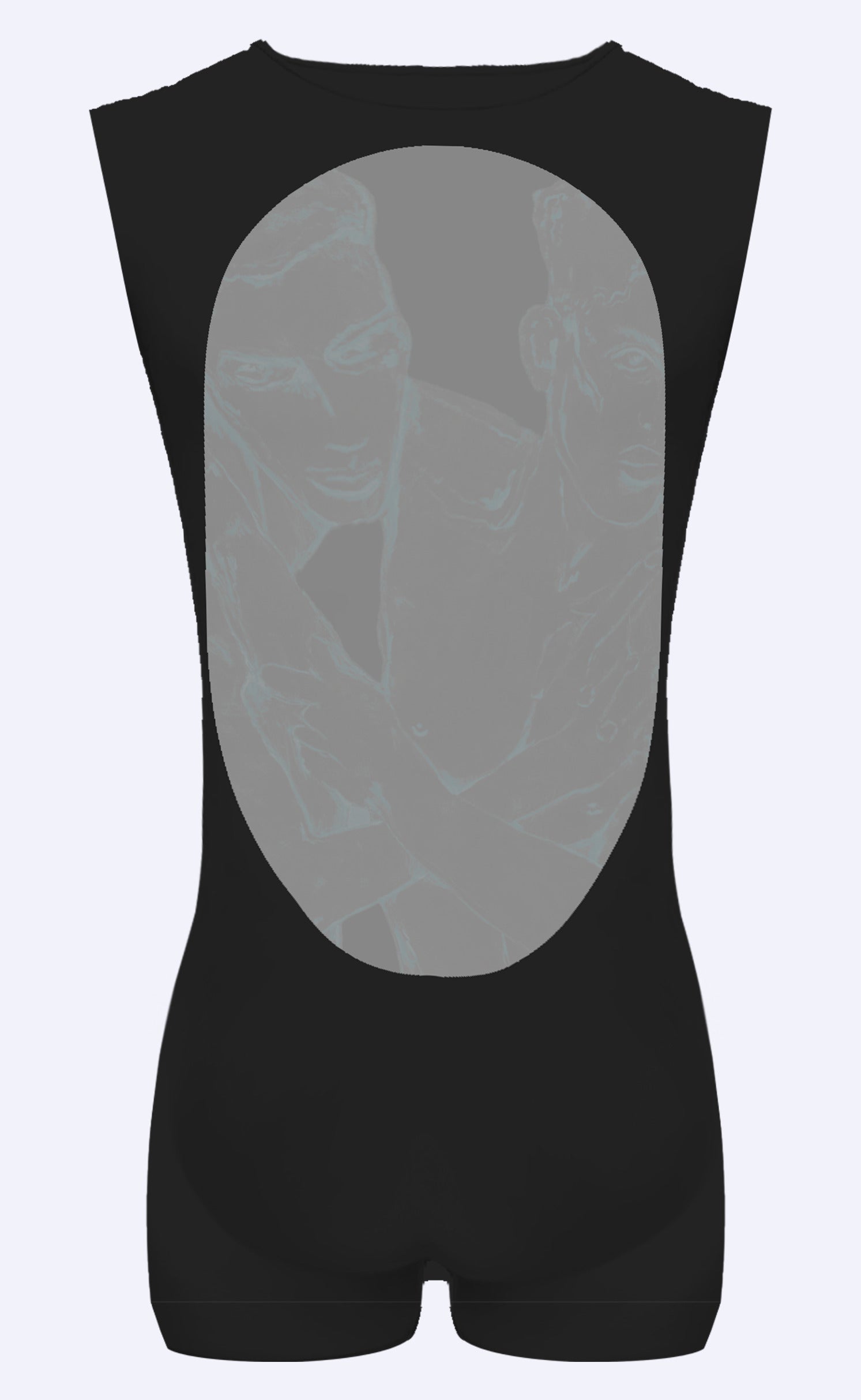 'Never Hide' Backless Singlet