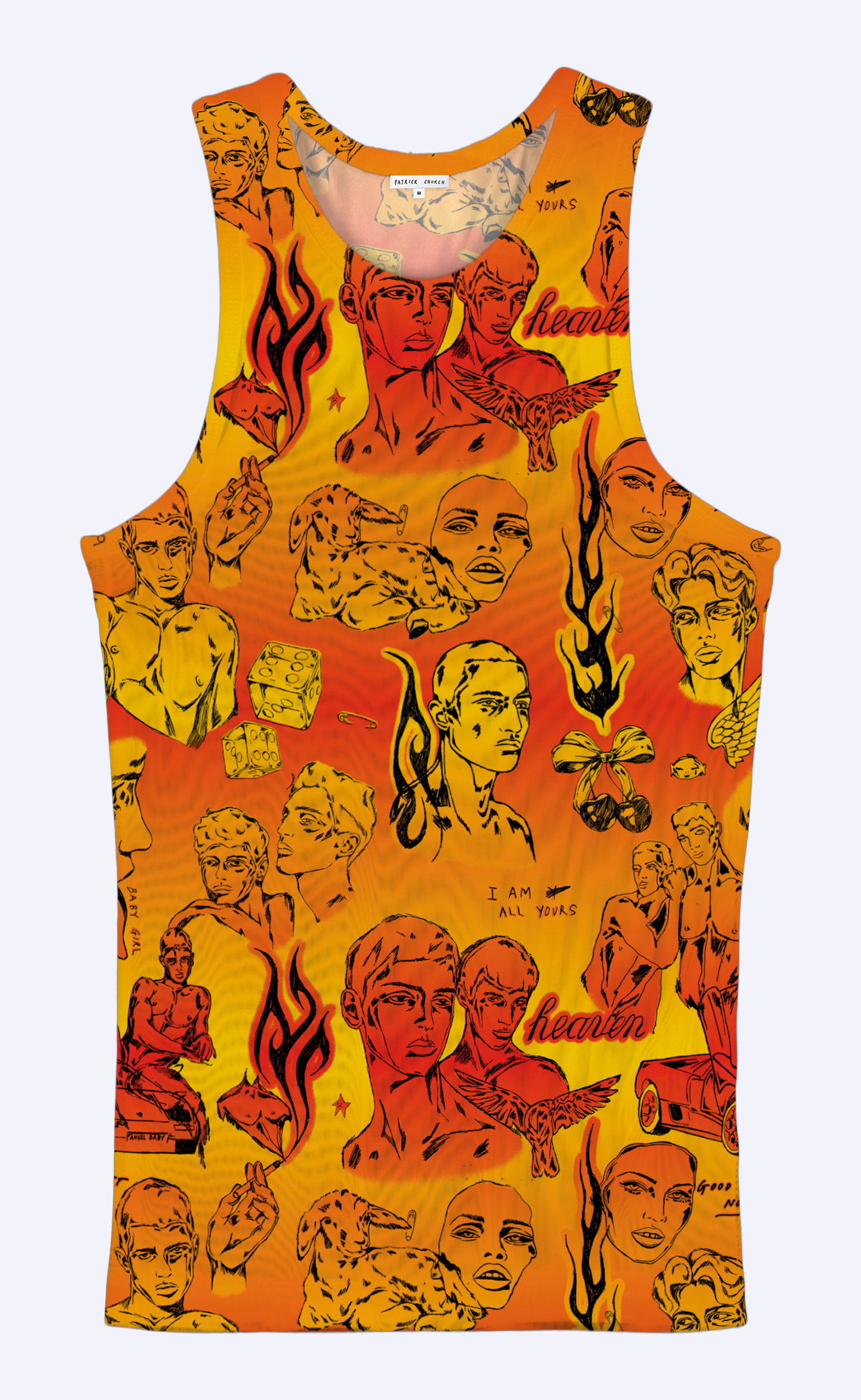 'Everybody's Crush' Mesh Tank Top - Patrick Church