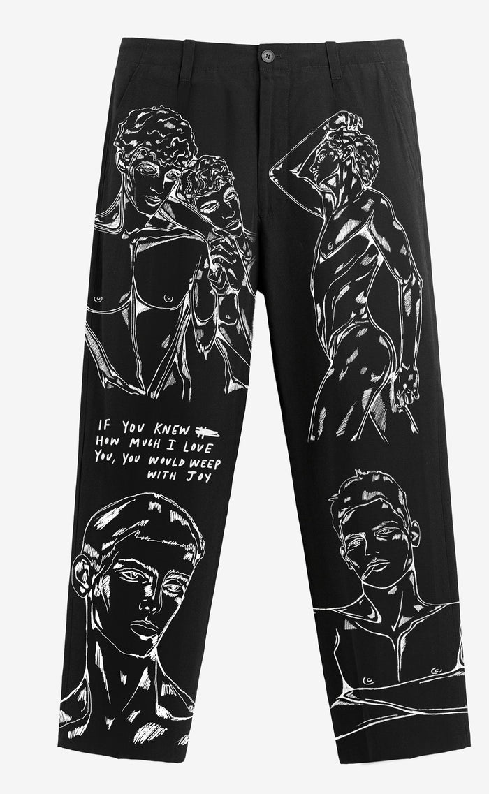 'Boyfriend' Pleated Trousers - Patrick Church