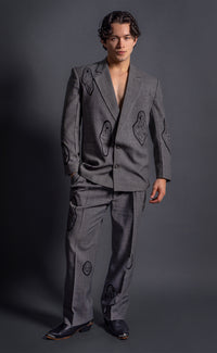 Hand Painted 'A.O.Y.' Full Suit - Large/34 - Patrick Church