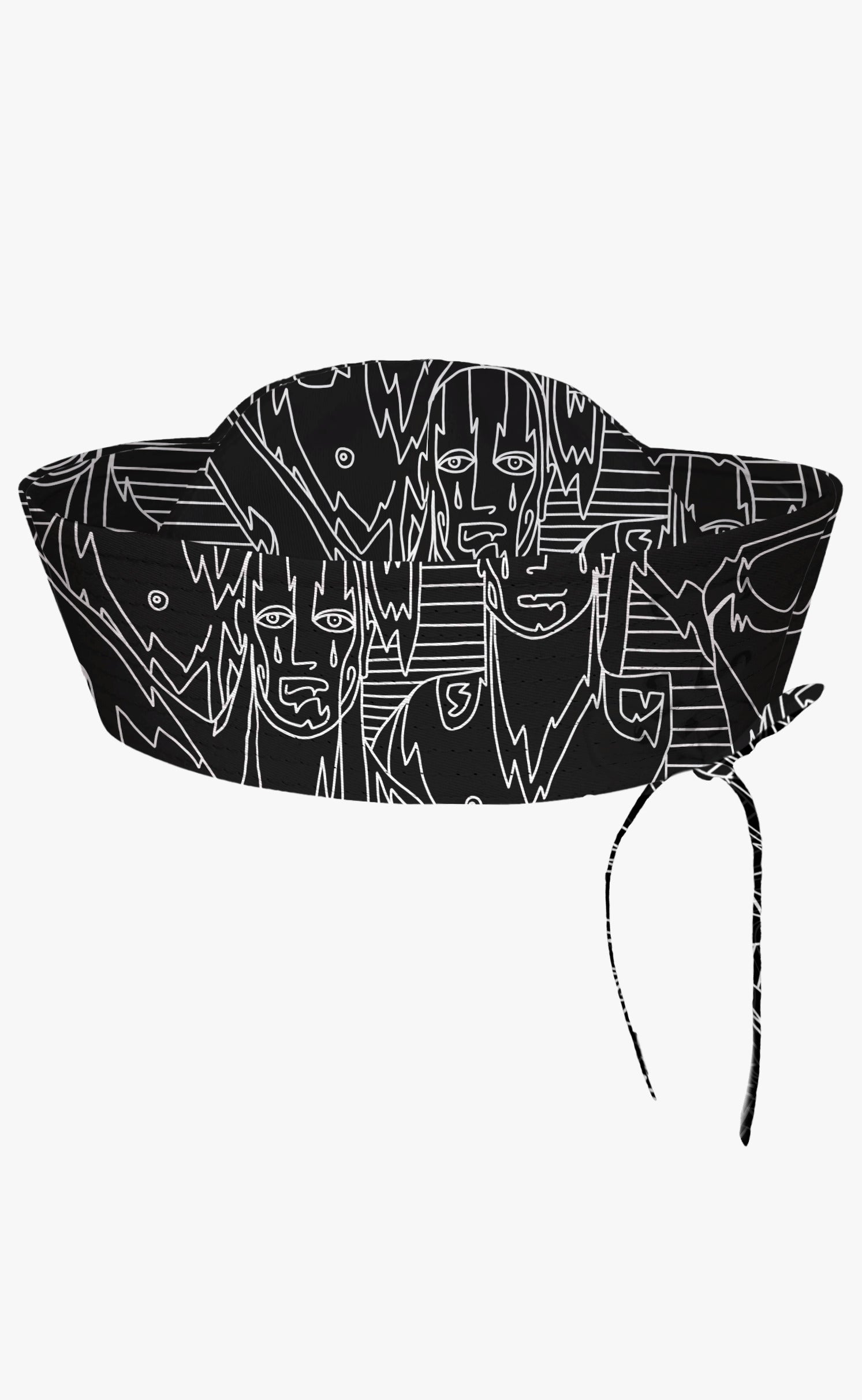 'Get In Line' Lace-Up Sailor Cap