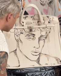 'Dearest Boy' Painted Canvas Bag - Patrick Church