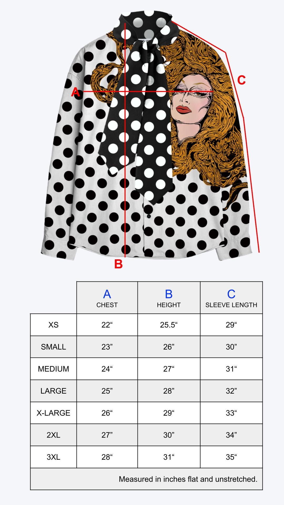 'Jinkx Monsoon' Tie-Collar Shirt