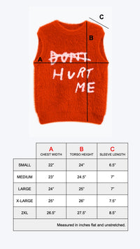 'Don't Hurt Me' Mohair Sweater - Patrick Church