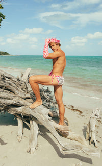 'Map To The Stars' Side Tie Swim Brief - Patrick Church