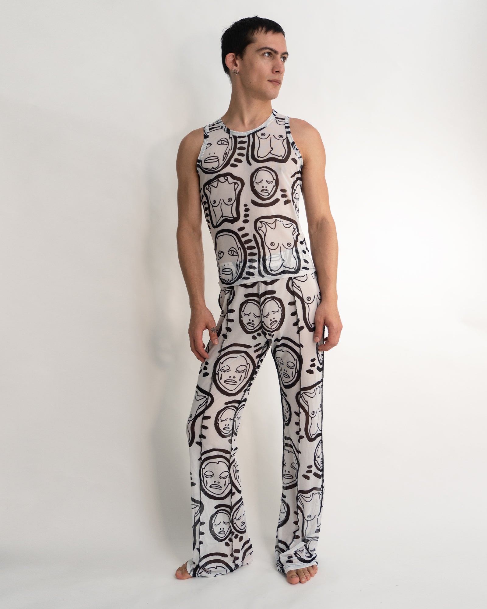 'All Over You' Mesh Tank - Patrick Church