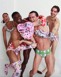 Lime 'All Over You' Swim Brief - Patrick Church