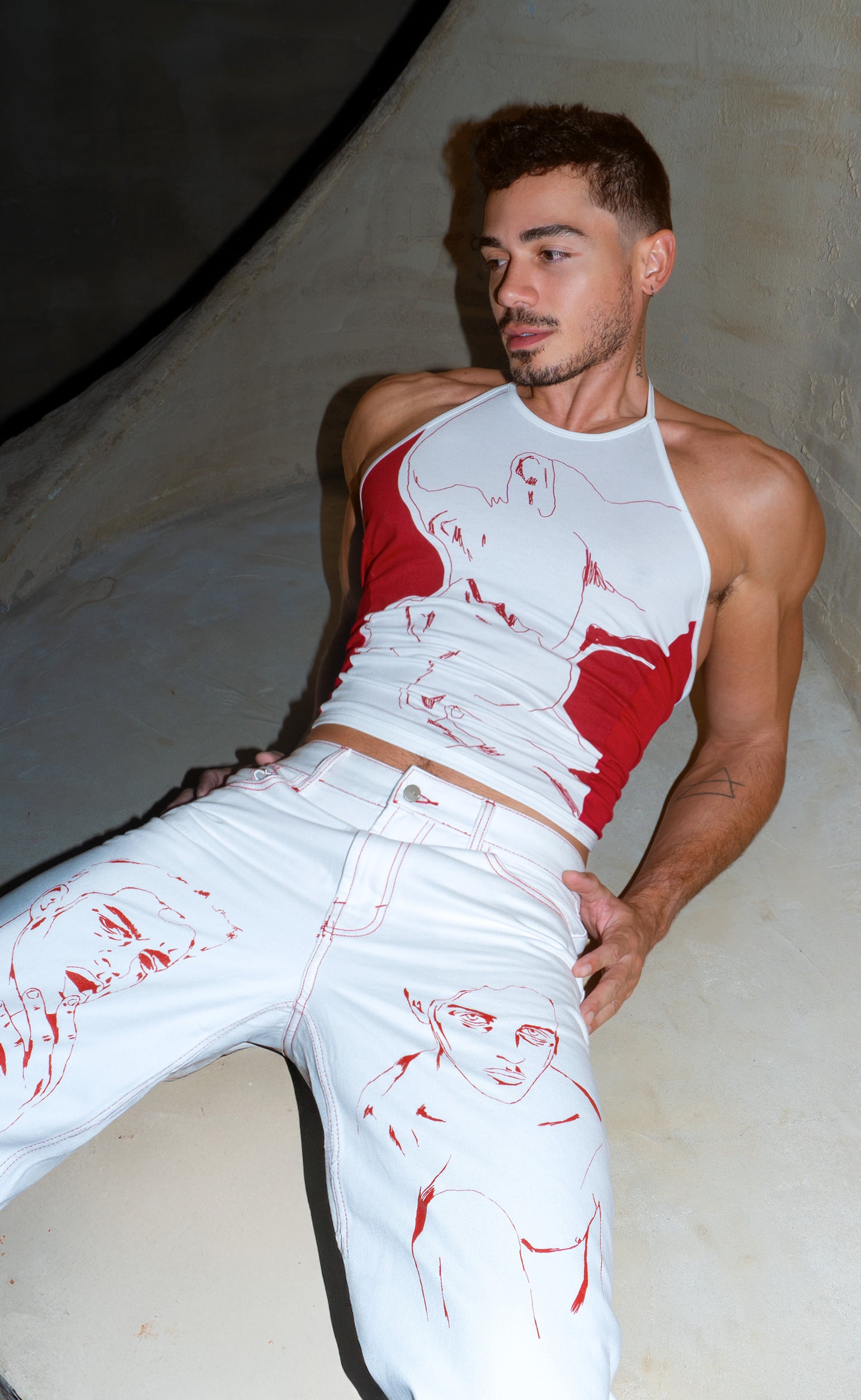 'Handle With Care' Halter Top