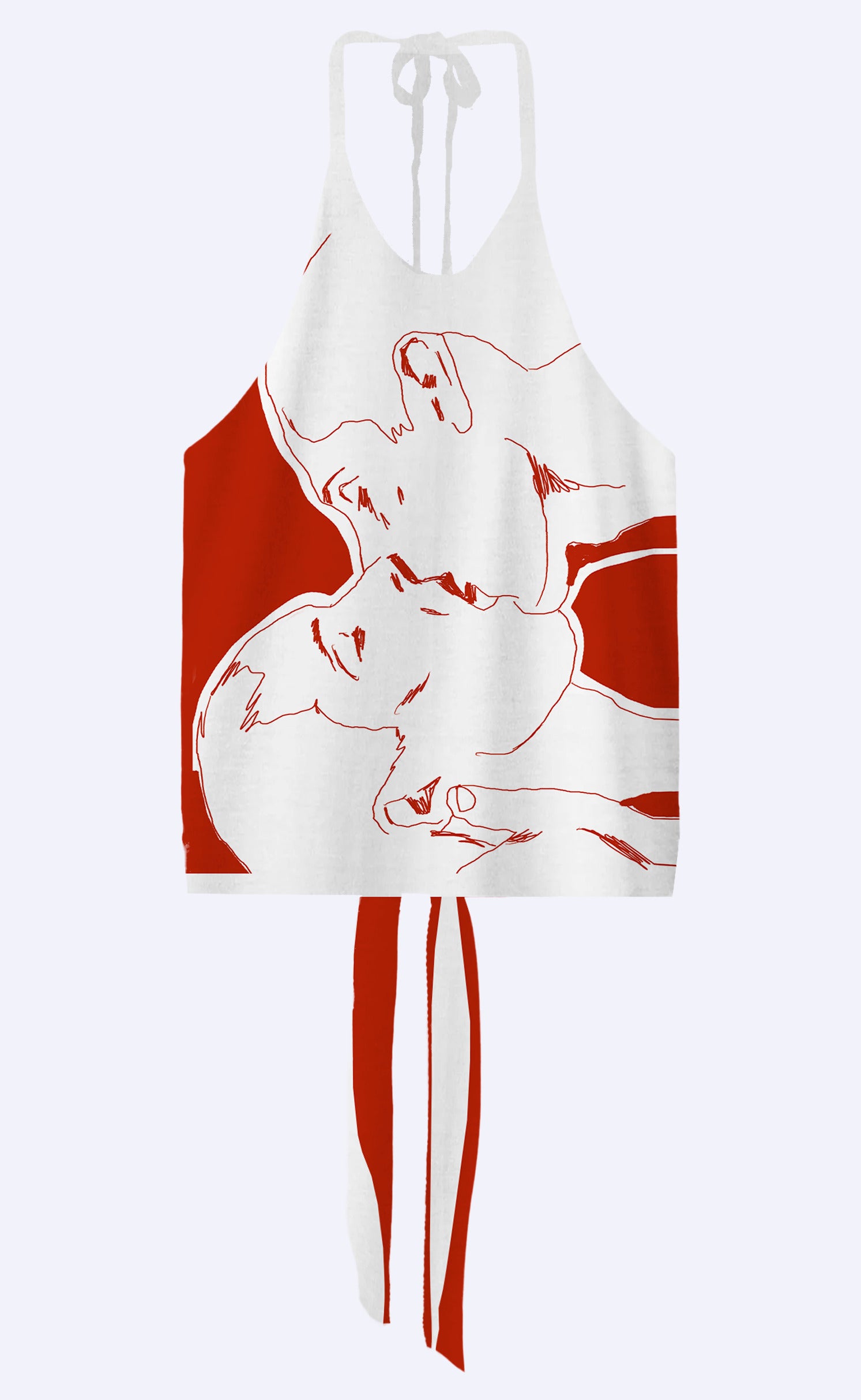 'Handle With Care' Halter Top