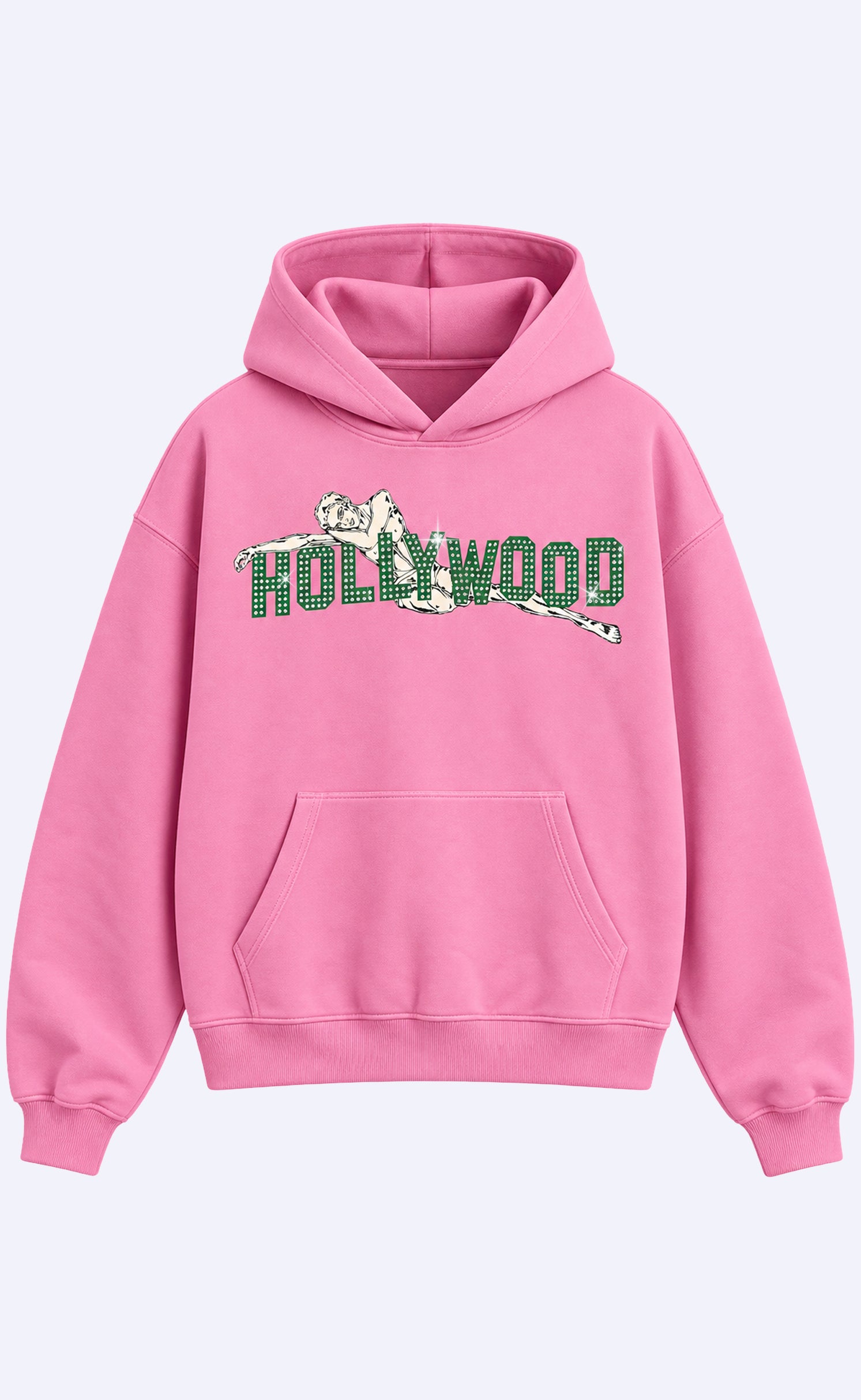 'Born Famous' Rhinestone Hoodie