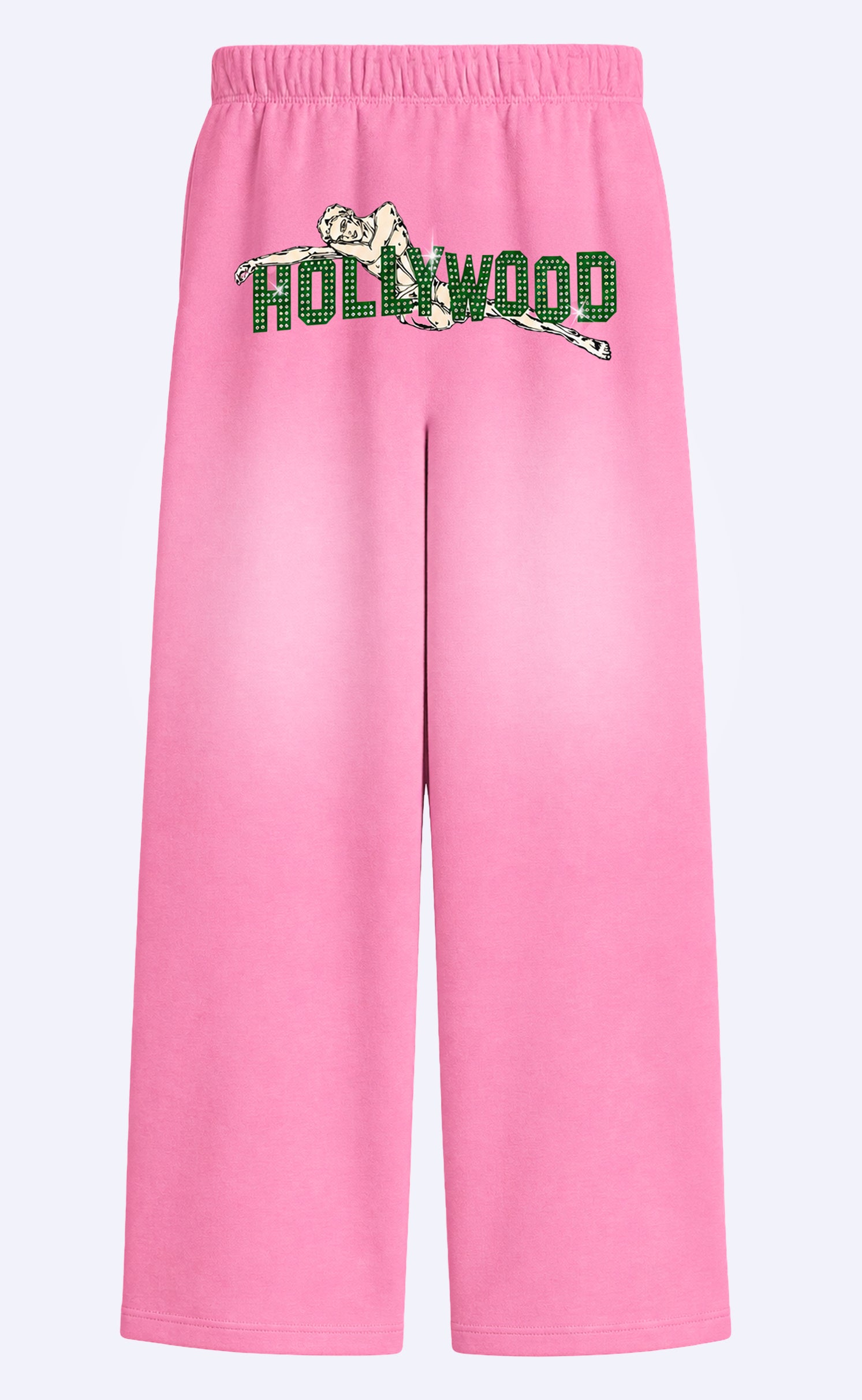 'Born Famous' Rhinestone Sweatpant