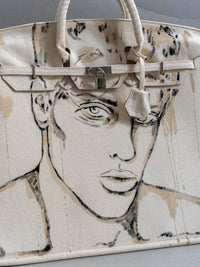 'Dearest Boy' Painted Canvas Bag - Patrick Church