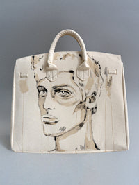 'Dearest Boy' Painted Canvas Bag - Patrick Church
