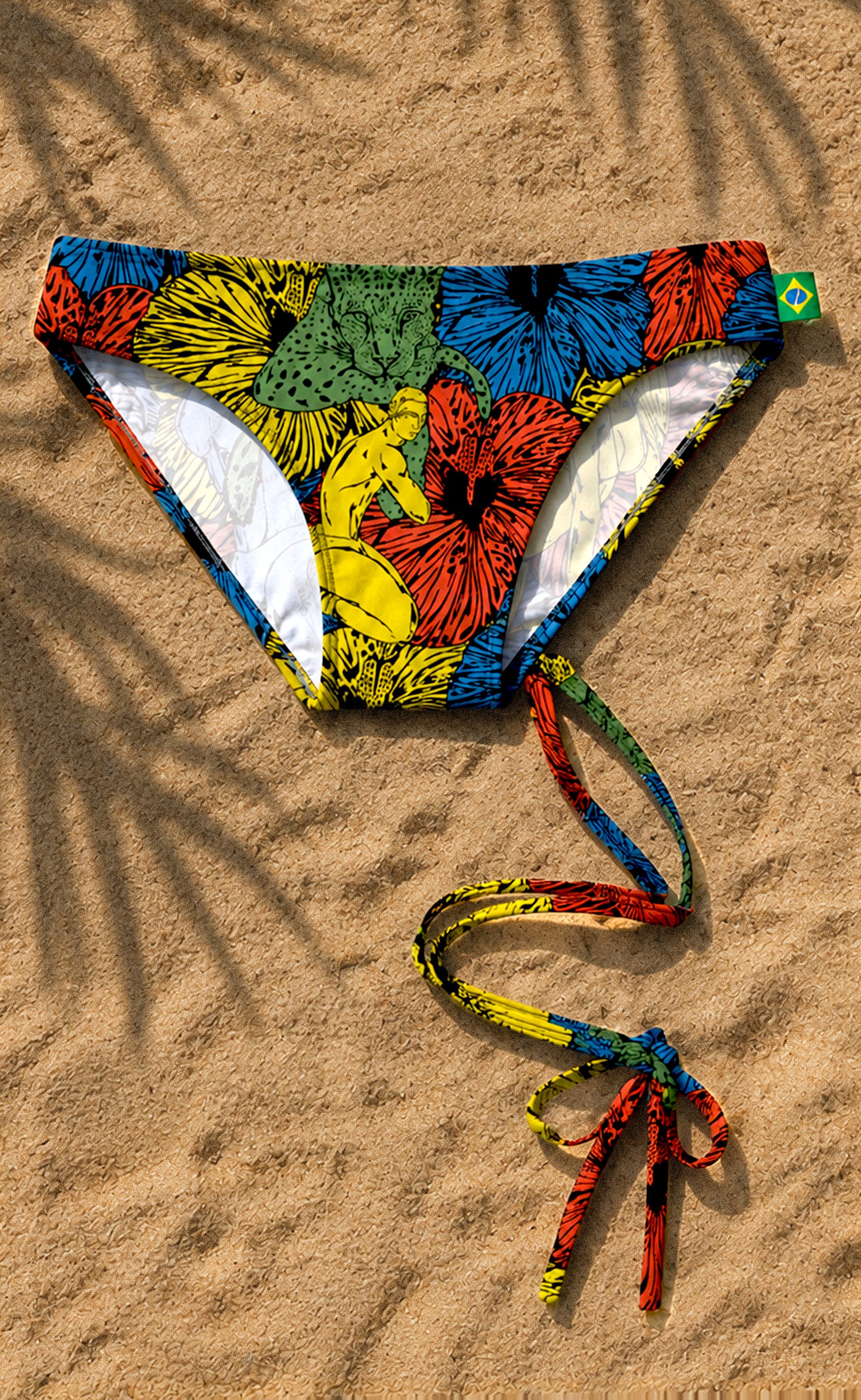 'Paraíso' Brazil Tie Swim Briefs