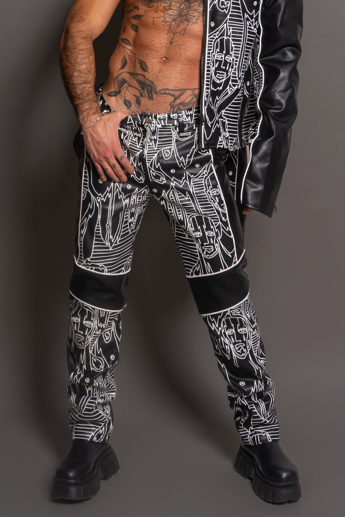 'Get In Line' Moto Pant - Patrick Church