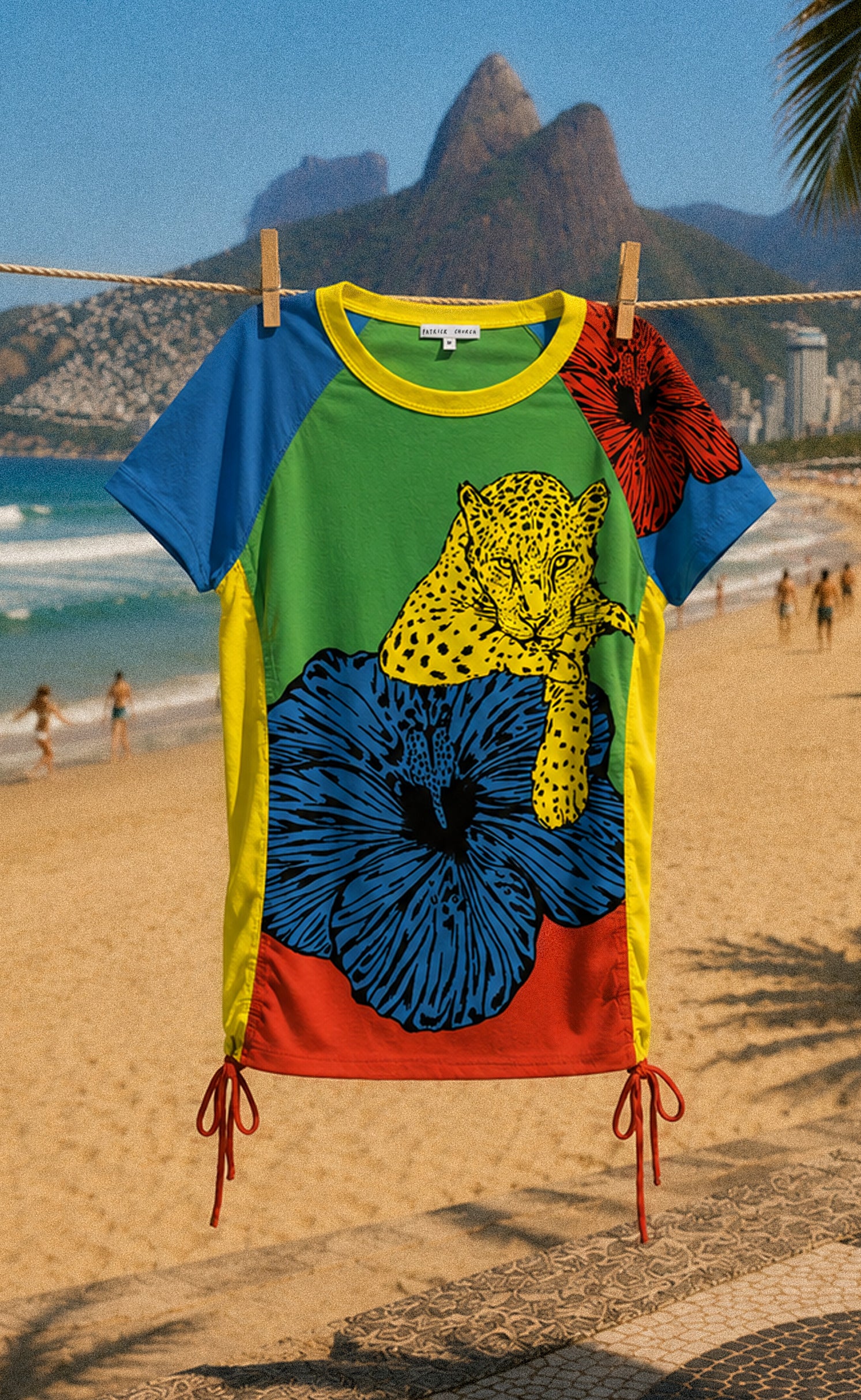 'Paraíso' Brazil Drawstring T-shirt