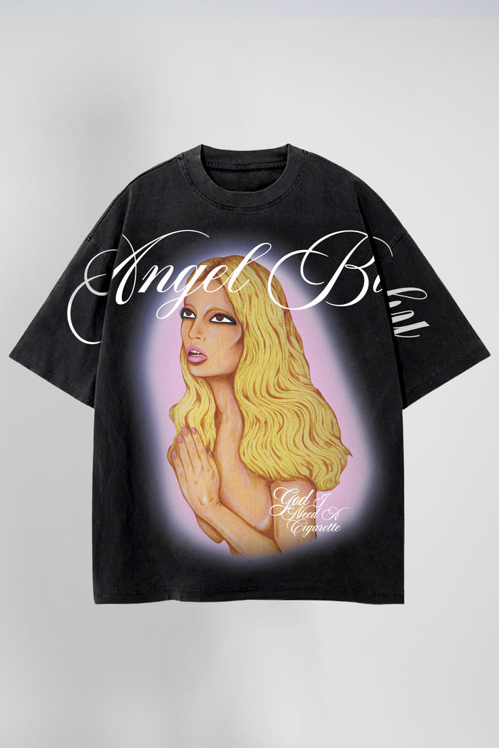 'Angel Baby' Black T-shirt - Patrick Church