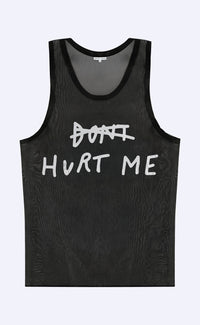 'Don't Hurt Me' Mesh Tank Top - Patrick Church