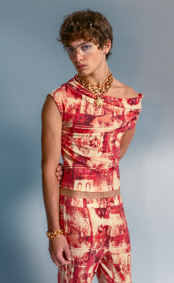 'Venus' Draped Tank Top - Patrick Church