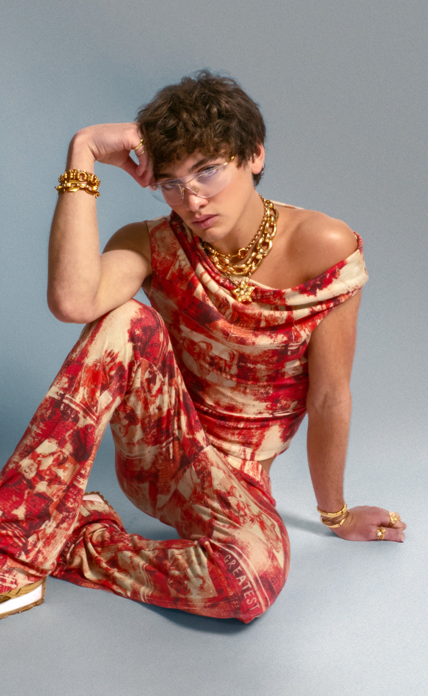 'Venus' Draped Tank Top - Patrick Church