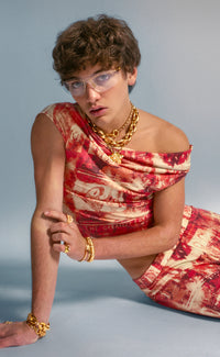 'Venus' Draped Tank Top - Patrick Church
