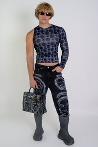 'P.C.Monogram' Asymmetrical Top - Patrick Church