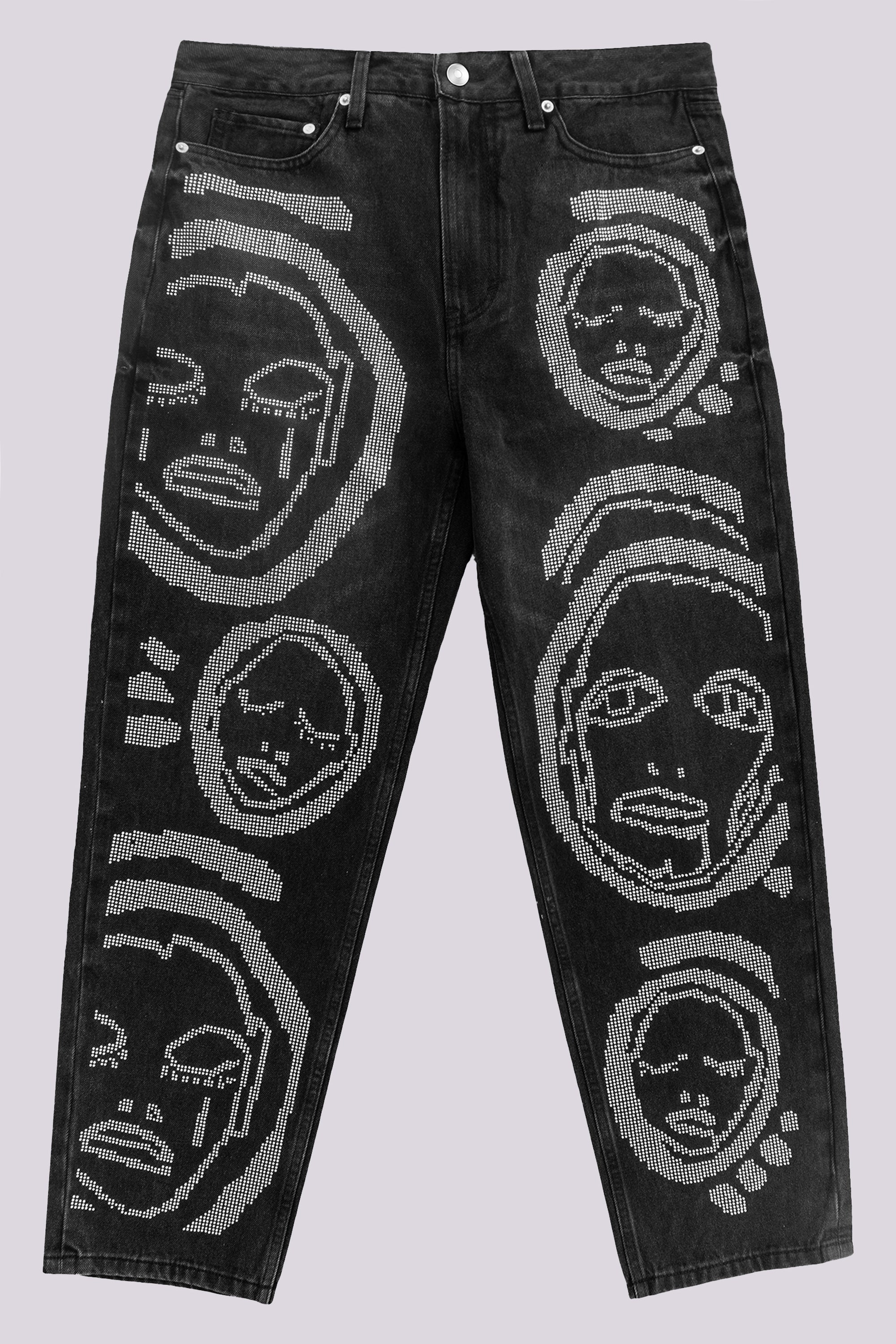 Rhinestone' All Over You' Jeans - Patrick Church