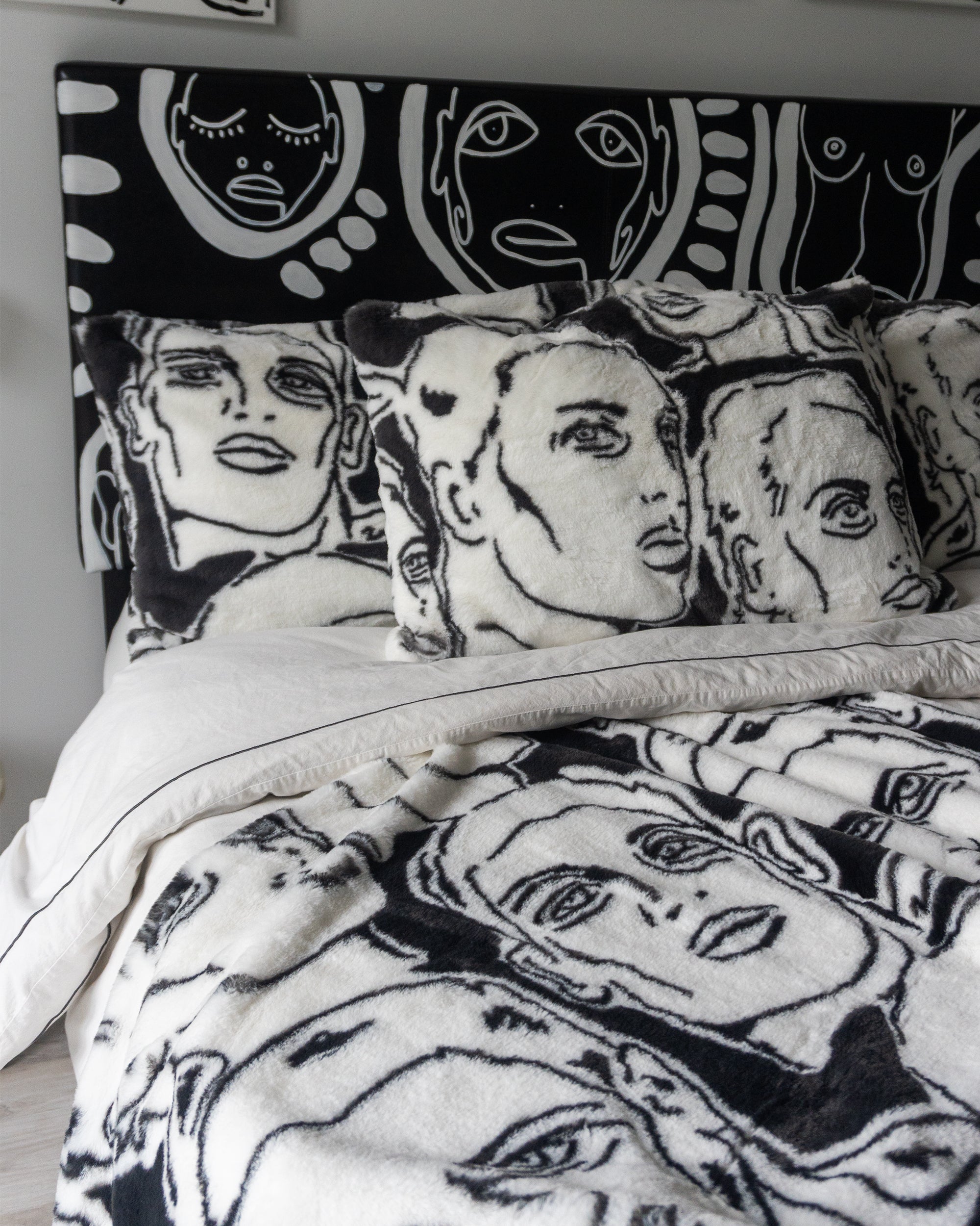 'Dearest Boy' Faux Fur Pillowcase 2 Pack - Patrick Church