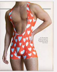 'Hearts' Lowcut Wrestling Singlet - Patrick Church