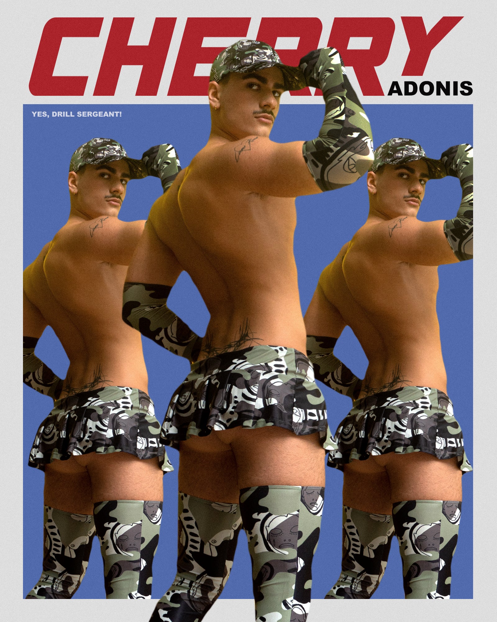 'Active Duty' Thigh High Stocking - Patrick Church